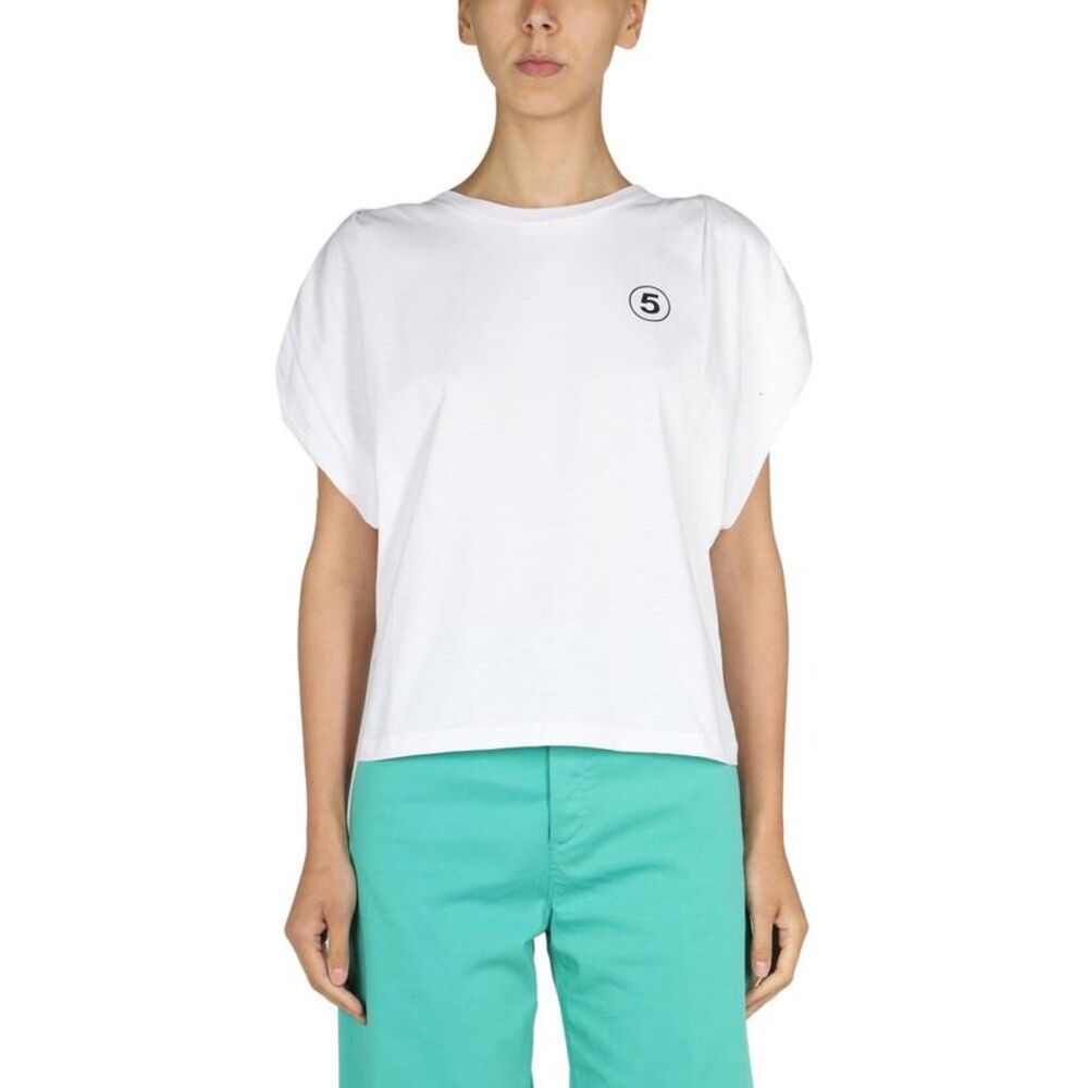 DEPARTMENT FIVE Women's Logo T-Shirt Women WHITE T-Shirts & Tops
